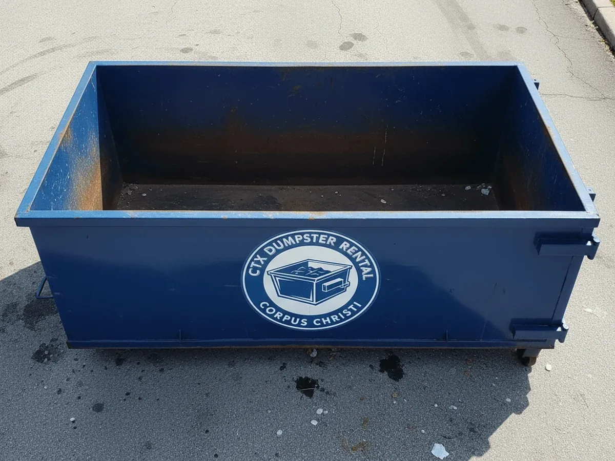 10 Yard Dumpster roll-off container delivered in Corpus Christi, TX